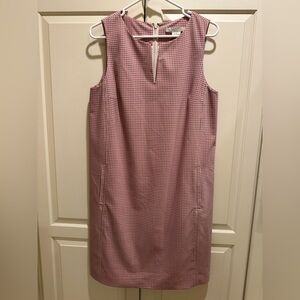 W by Worth Pink and Black Plaid Dress